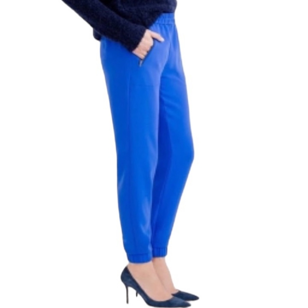 J. Crew: Turner Jogger Colbalt Blue Pants -Size 6 View 2